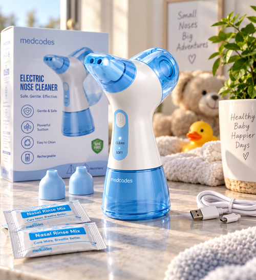 Electric Nose Cleaner — Cordless Nasal Rinse Kit